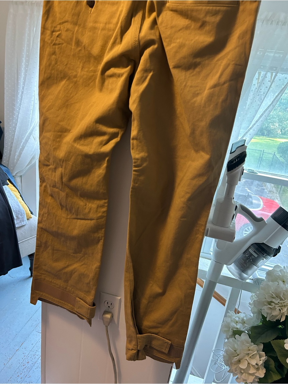 NWT AVERY HERITAGE Work Pants in Khaki Brown, Adjustable Ankles and Waist, TOUGH - Picture 6 of 16